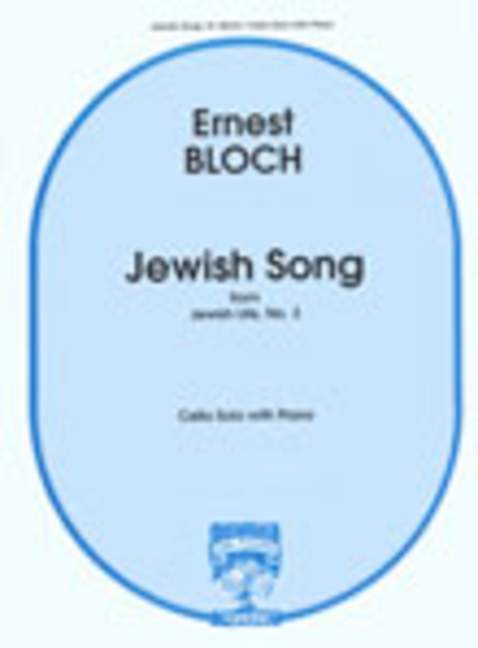 Jewish Song. from Jewish Life No. 3