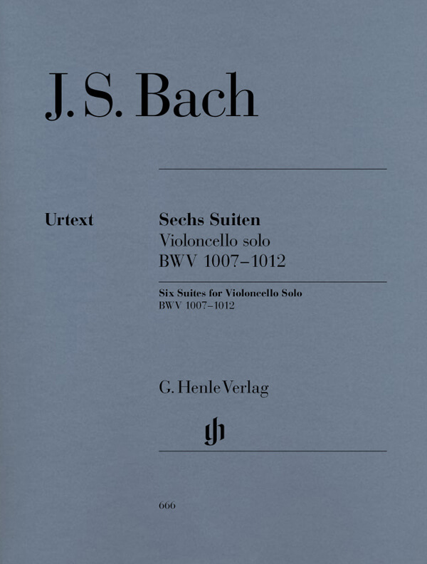 6 Suites for Violoncello solo BWV1007-1012. Violoncello