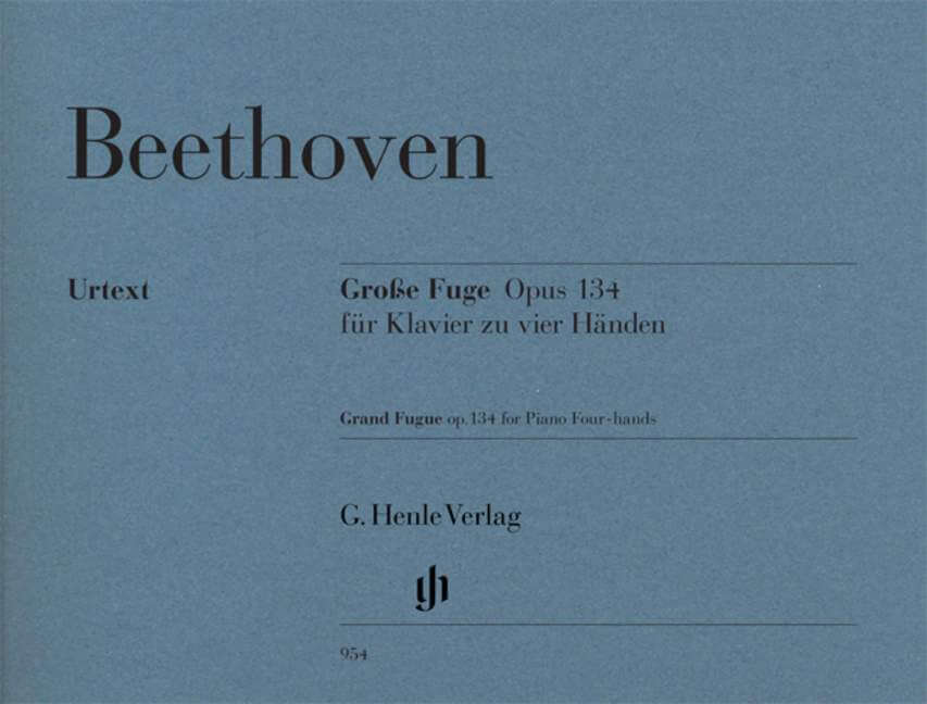 Grand  Fugue for Piano Four-hand  s Op.134. Piano a cuatro m