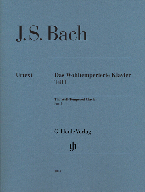 Well-TempereDClavier, part I without fingering. Piano .Bach