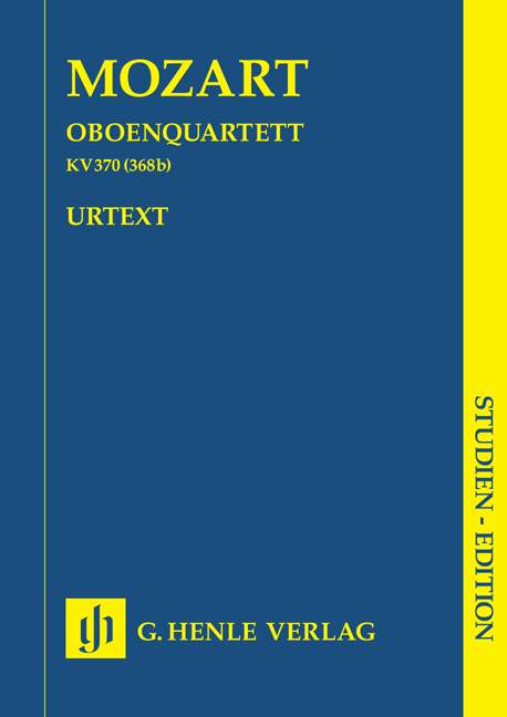Oboe Quartet F major K.370 (368b). Cuarteto de oboes