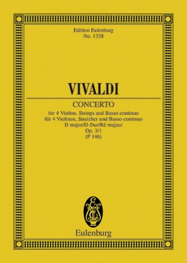 L'Estro Armonico op. 3/1 RV 549 / PV 146. Concerto grosso D . Vivaldi