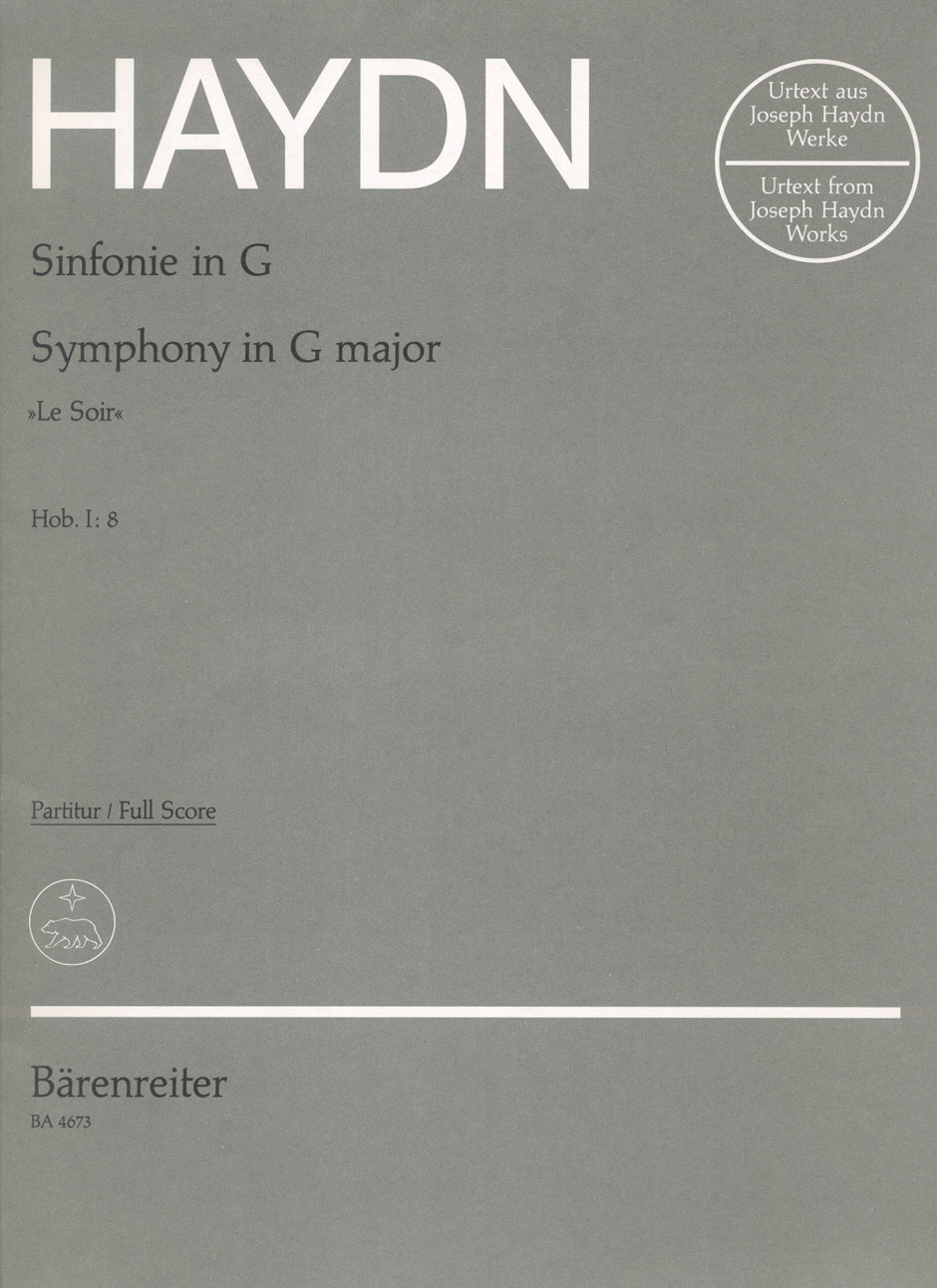 Symphony No. 8 G major Hob.I:8 'Le Soir'