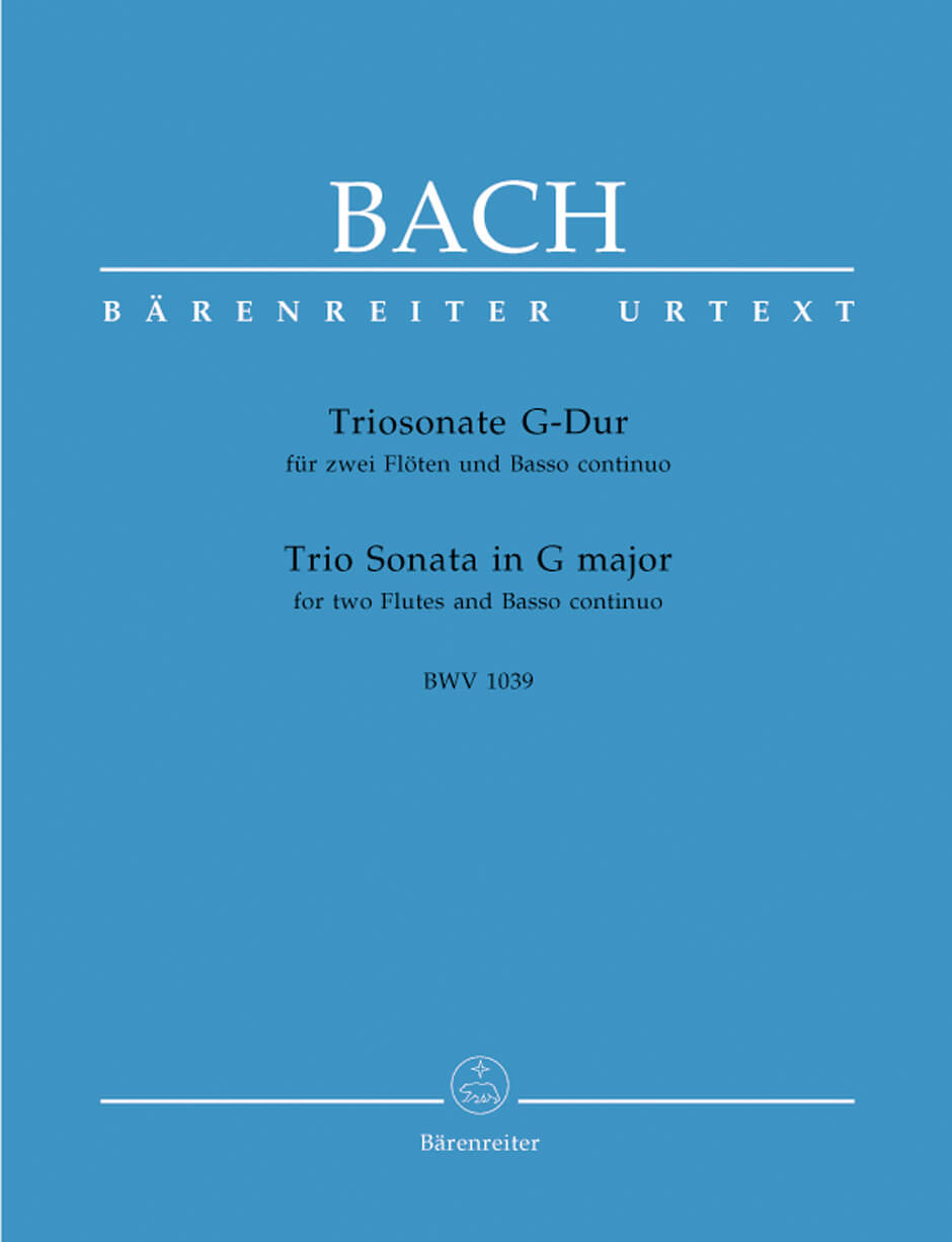 Trio Sonata for two Flutes and Basso continuo G major BWV103