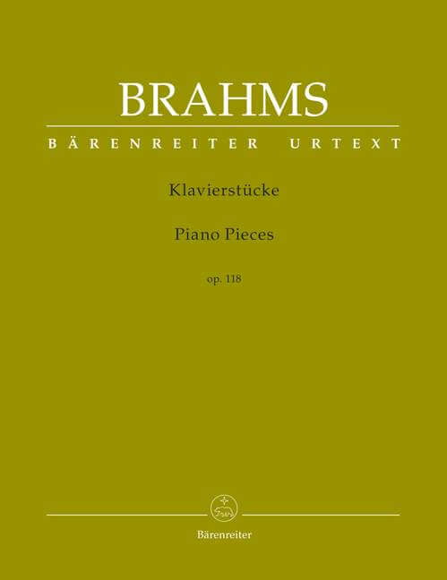 Klavierstuecke Op.118 piano Brahms