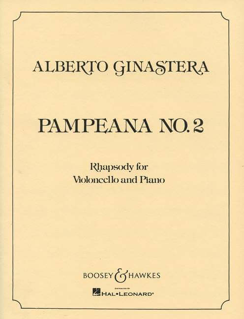 Pampeana Nr. 2 op. 21. Violoncello y piano. Ginastera
