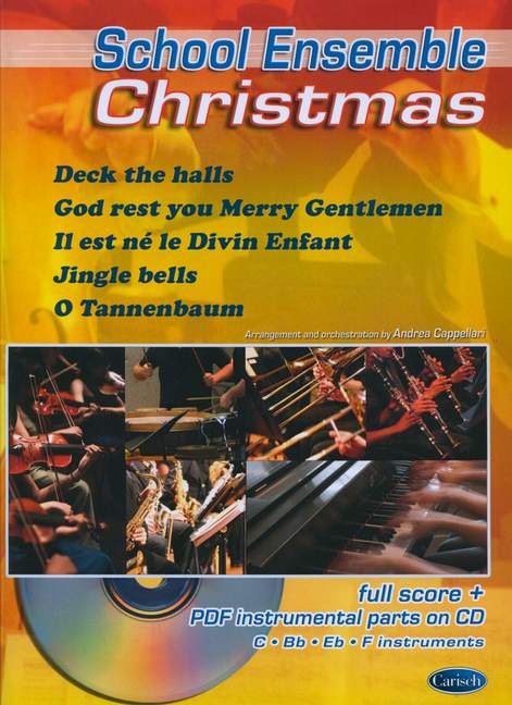  Christmas School Ensemble Full Score and Pdf Parts on CD