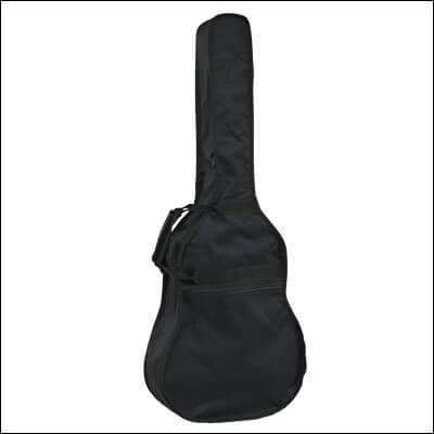 Funda Guitarra Clásica Cadete ¾ Ortolá 20-B Mochila Sin Logo. Negro