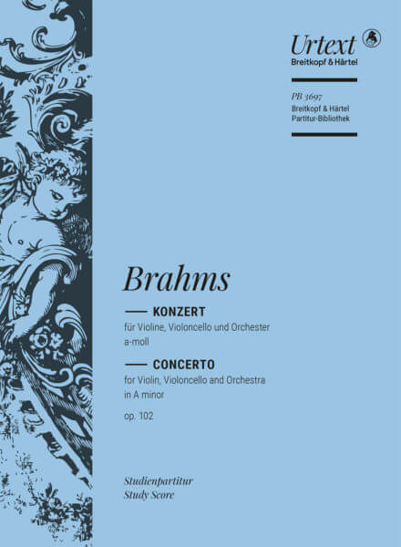 Konzert a-moll op. 102 Brahms Study Score