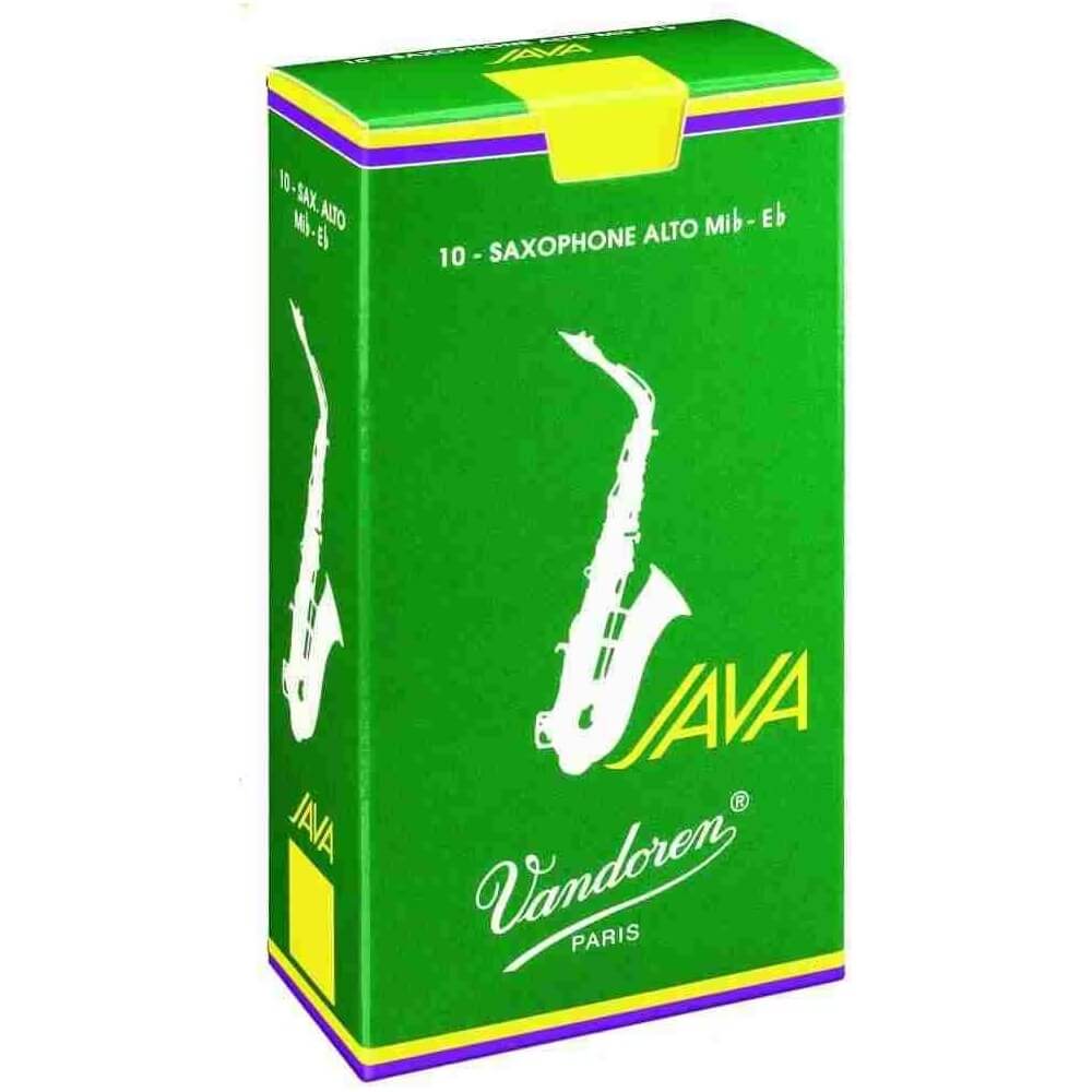 Caja Cañas Saxofón Alto Vandoren Java Verde