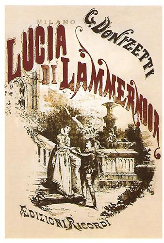 Postal Lucia di Lammermoor