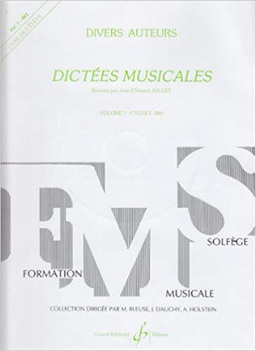 Dictees Musicales Volume 1 - Eleve