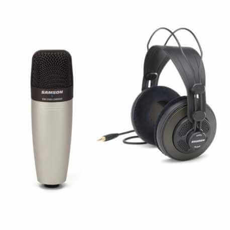 Pack microfono y auriculares C01 + SR850 Samson