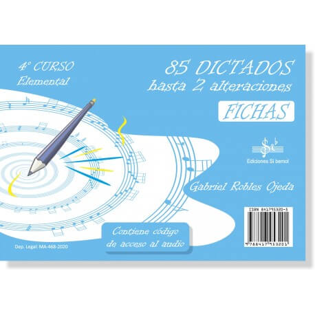 85 Dictados Vol.4 A 2 Alteraciones LOGSE Grado Elemental. Audio Online