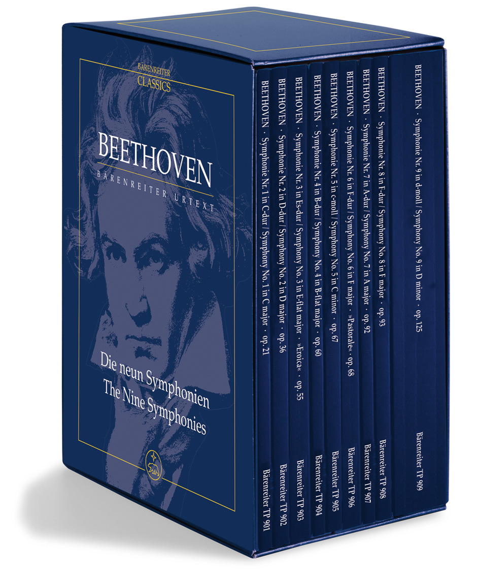 The Nine Symphonies Study score Beethoven 