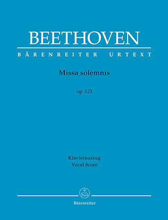 Missa Solemnis D-dur op. 123 Beethoven vocal