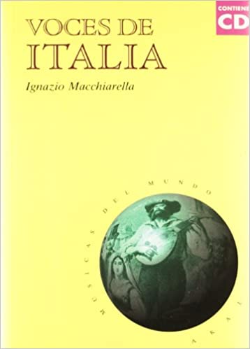 Voces de Italia (con CD). Ignazio Macchiarella