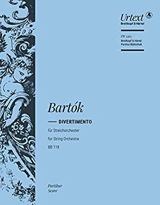 Divertimento Für Streicher Bb 118 Full Score .Bartok