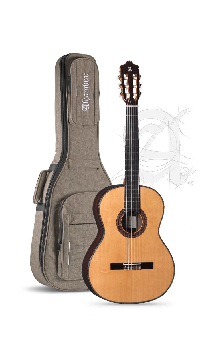 Guitarra Clasica Alhambra 7C con Funda