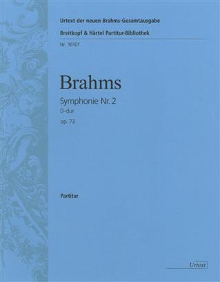 Symphony No. 2 in D major Op. 73 Full Score .Brahms
