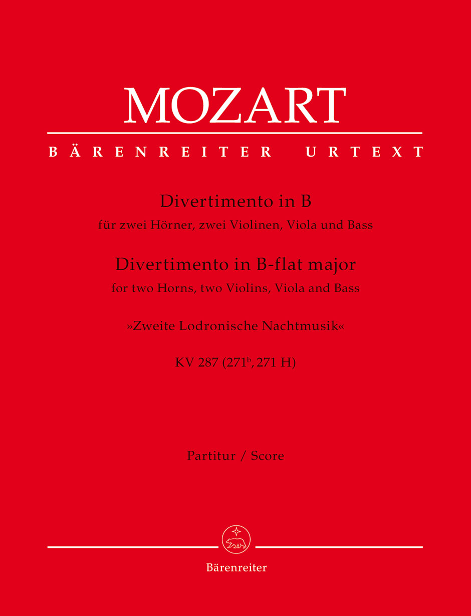 Divertimento 2 Horns - 2 Violins, Viola - Bass  K. 287 (271b, 271 H) Orquesta.Mozart