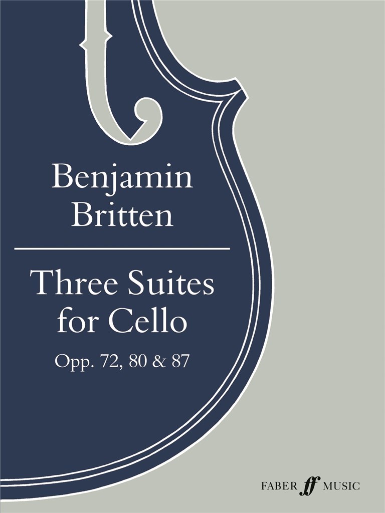 3 Suites Violoncello Britten O72, O80, O87