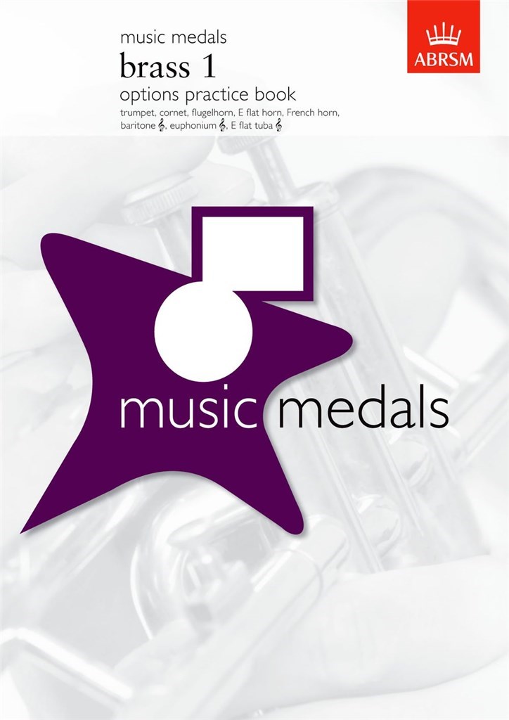 Music Medals Brass 1 Options Practice Book