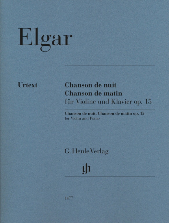 Chanson de nuit, Chanson de matin op. 15 for Violin and Piano. Elgar