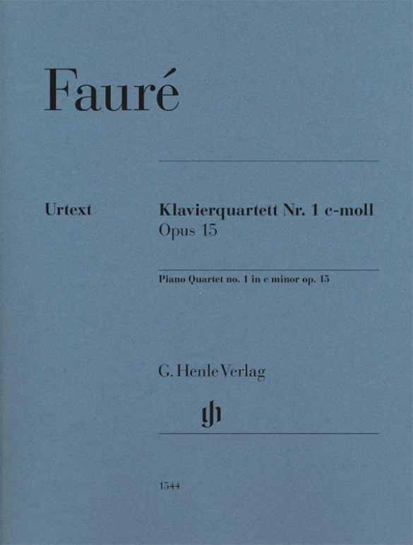 Piano Quartet no. 1 c minor op. 15 . Fauré