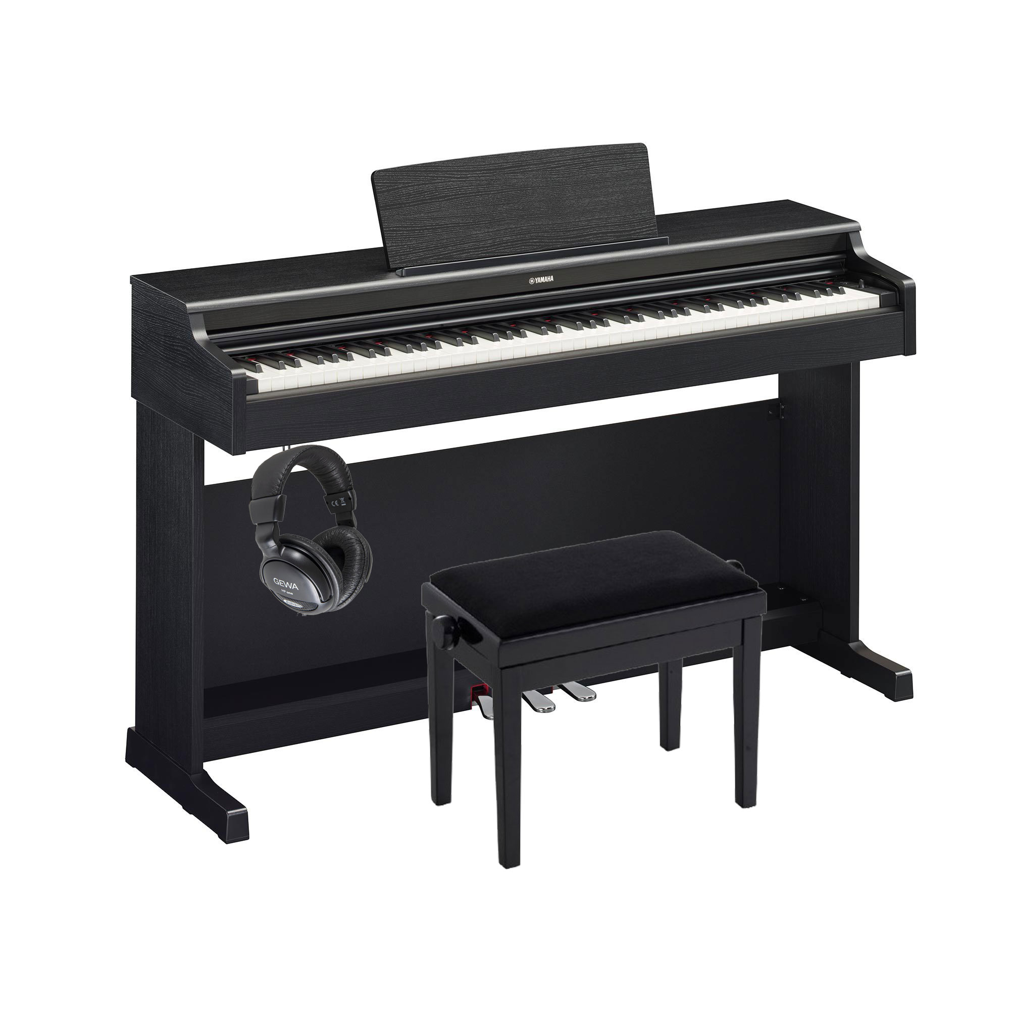 Pack piano Digital Yamaha Arius YDP-165 con banqueta y auriculares
