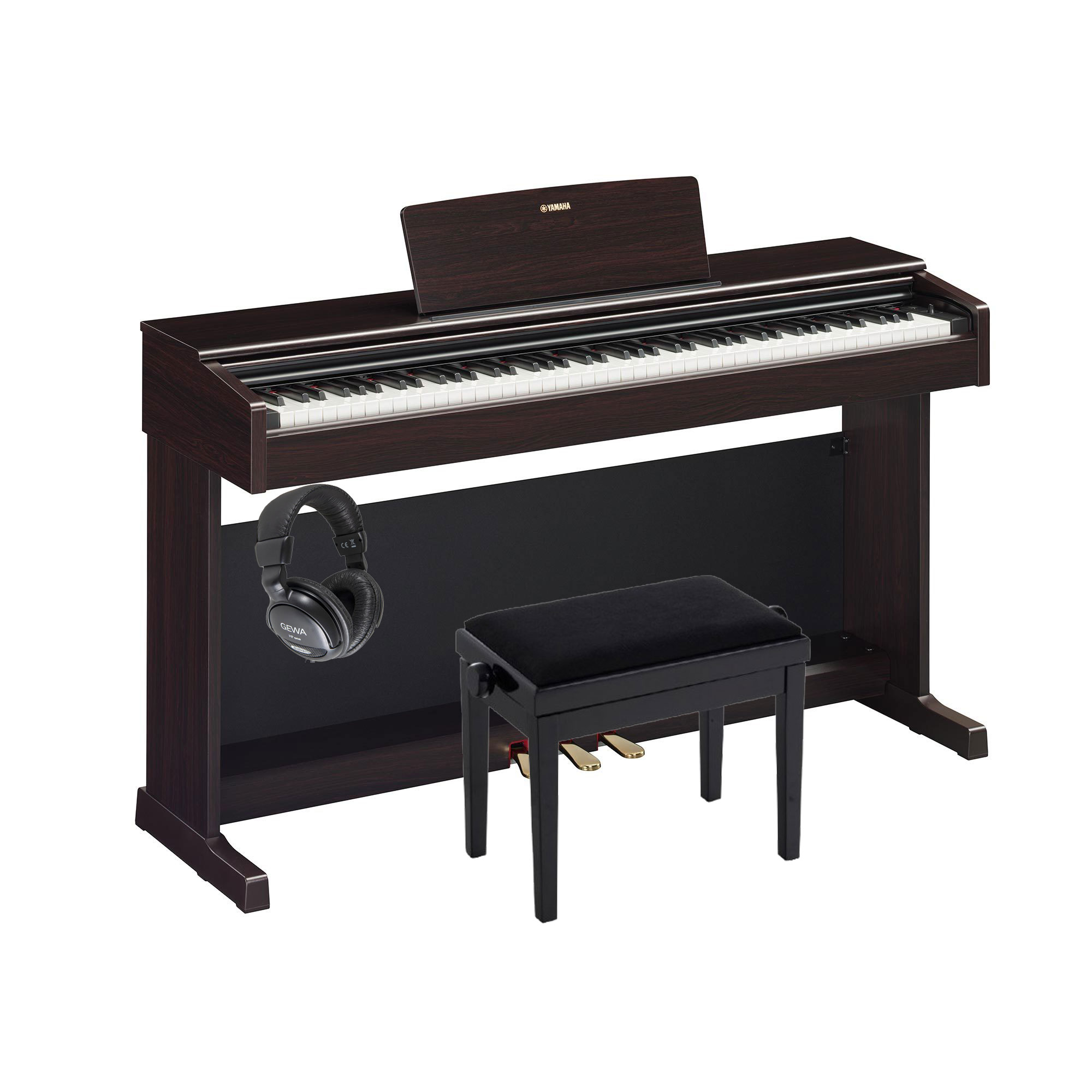 Pack piano Digital Yamaha Arius YDP-145 con banqueta y auriculares