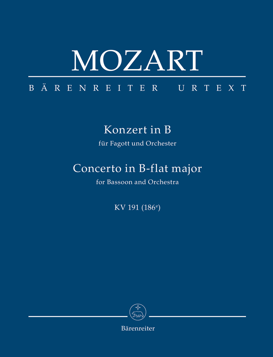 Concerto for Bassoon and Orchestra B flat major KV191(186e)