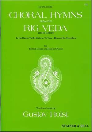 Choral Hymns from 'The Rig Veda': Group 3. Vocal Score. Hols
