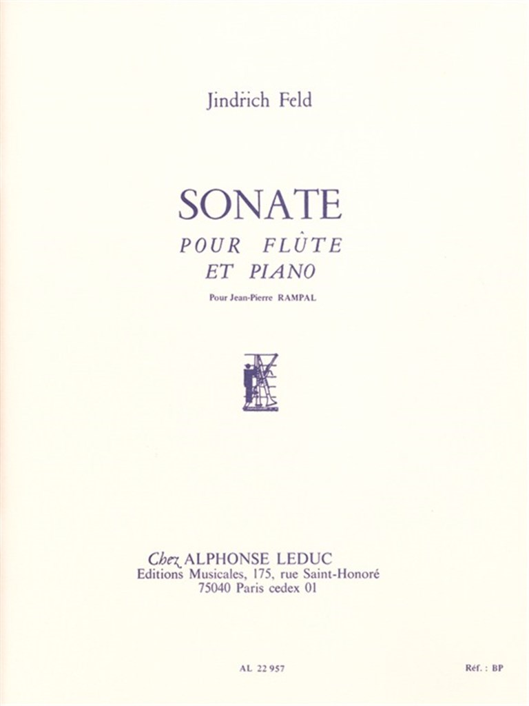Sonate flute-piano .Feld
