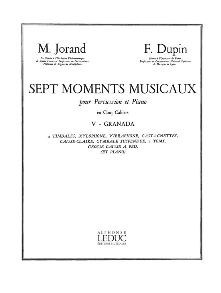 7 Moments musicaux Vol.5 - Duetto des Hirondelles.