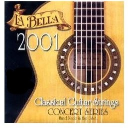 Juego Cuerdas Guitarra Clásica La Bella 2001 Tensión Fuerte