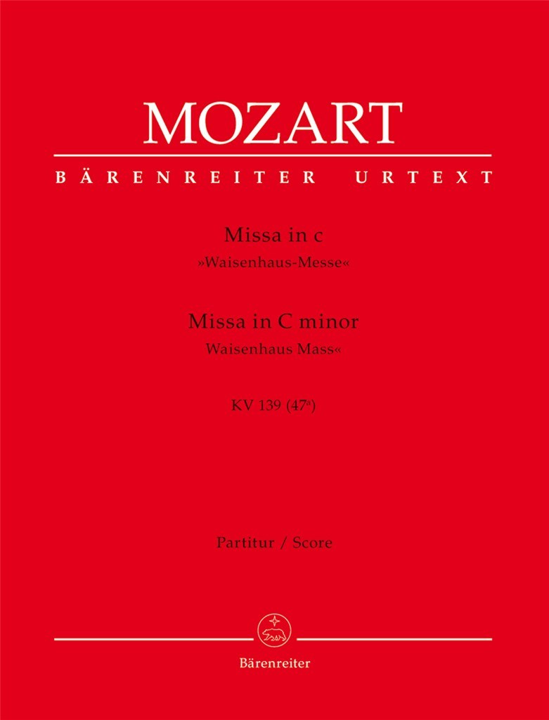 Missa c minor KV139 (47a) 'Waisenhaus Mass'.
