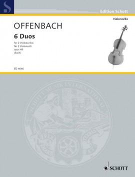6 Duos Op.49 2 violoncellos  .Offenbach