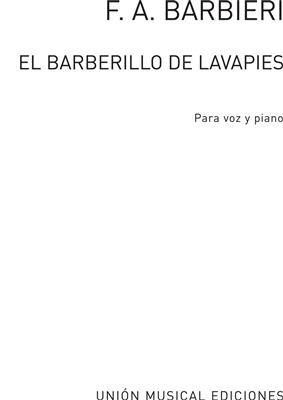 El Barberillo De Lavapies Vocal Score