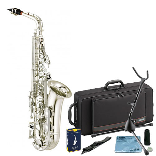Pack Saxofón Alto Yamaha Yas-280S Plateado con accesorios