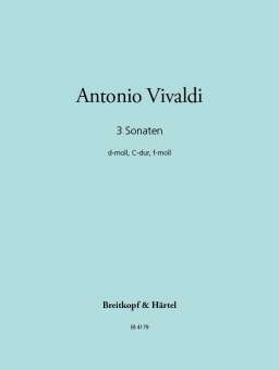 3 Sonaten d-moll,C-dur,f-moll. Vivaldi