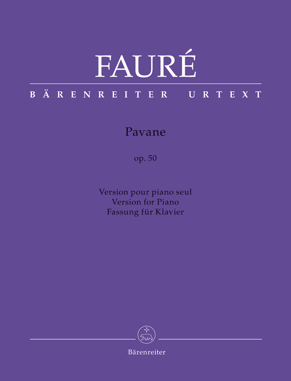Pavane for Piano op. 50  .Faure