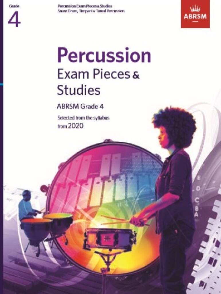 Percussion Exam Pieces & Studies, ABRSM Grade 4 From 2020