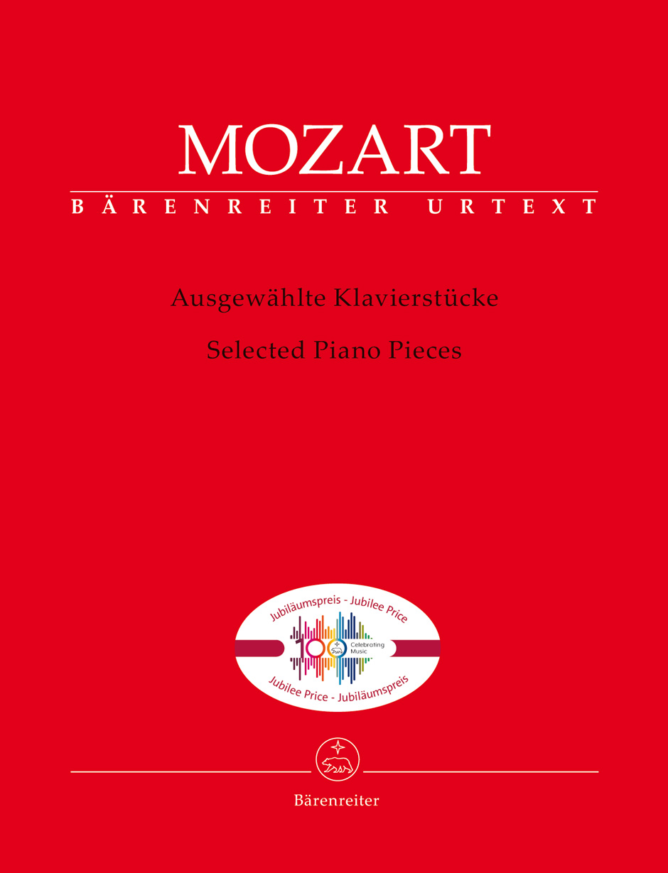 Selected Piano Pieces  for Piano .Mozart