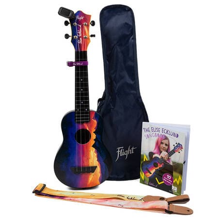 Pack de Ukelele Travel Sunset Elise Ecklund