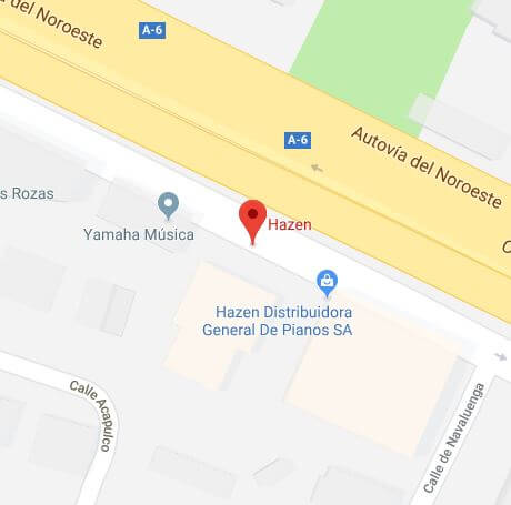 Mapa de la tienda HAZEN Madrid A-6